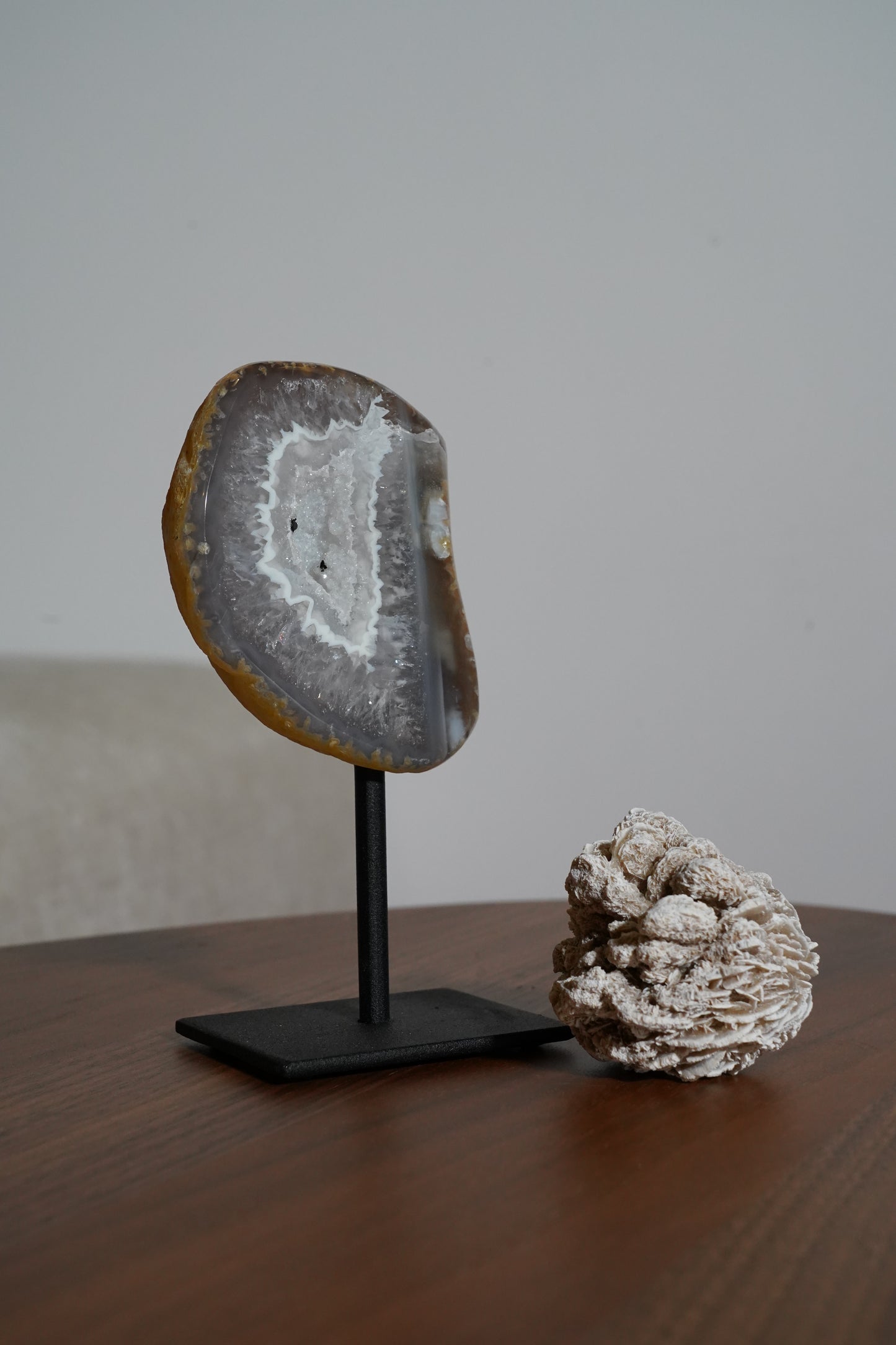 Agaat Geode S Op Standaard
