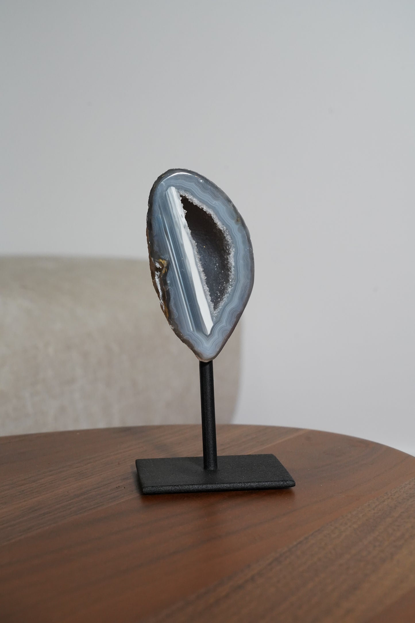 Agaat Geode S Op Standaard