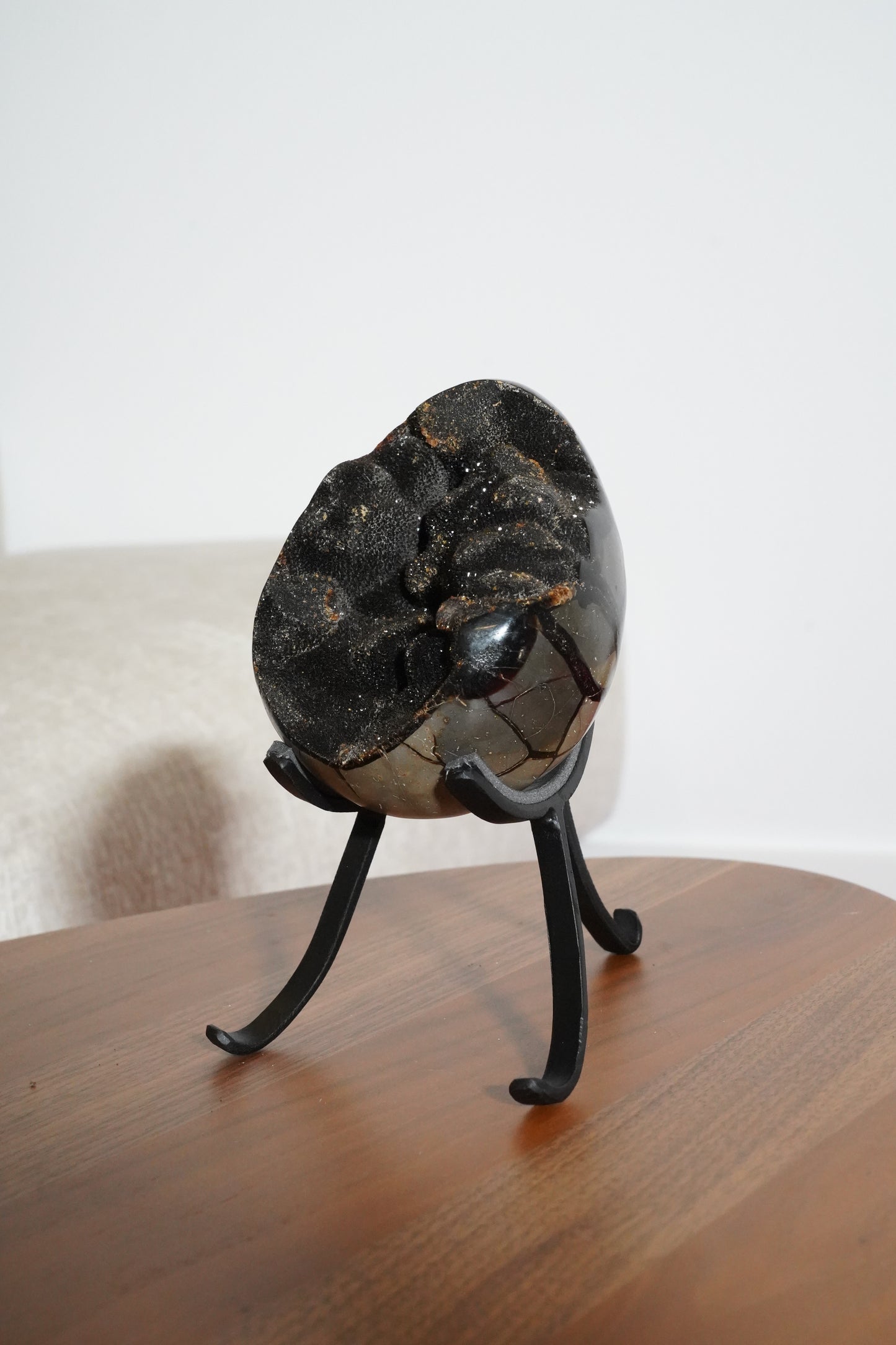 Druzy Septarie Op Standaard