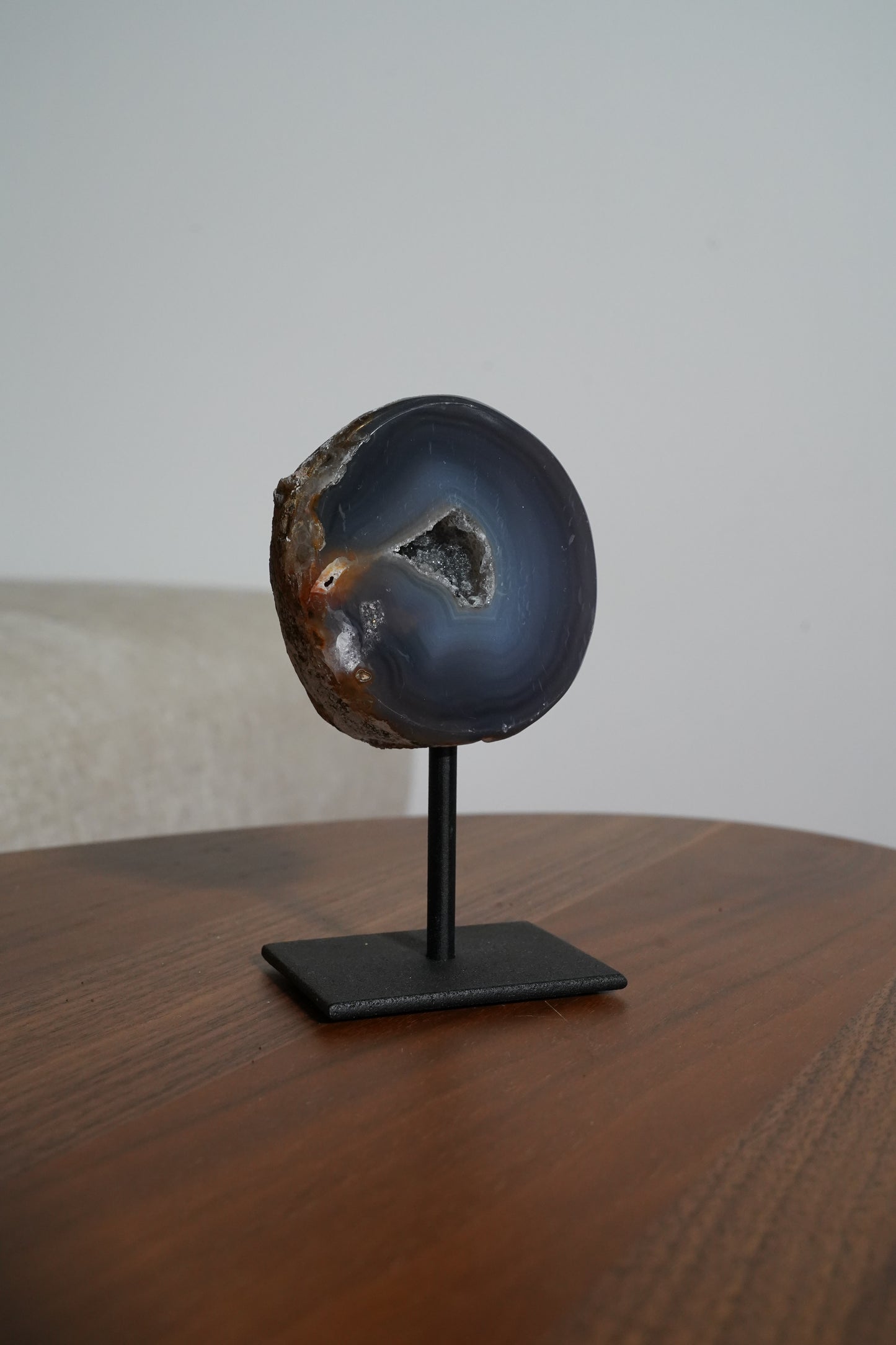 Agaat Geode S Op Standaard