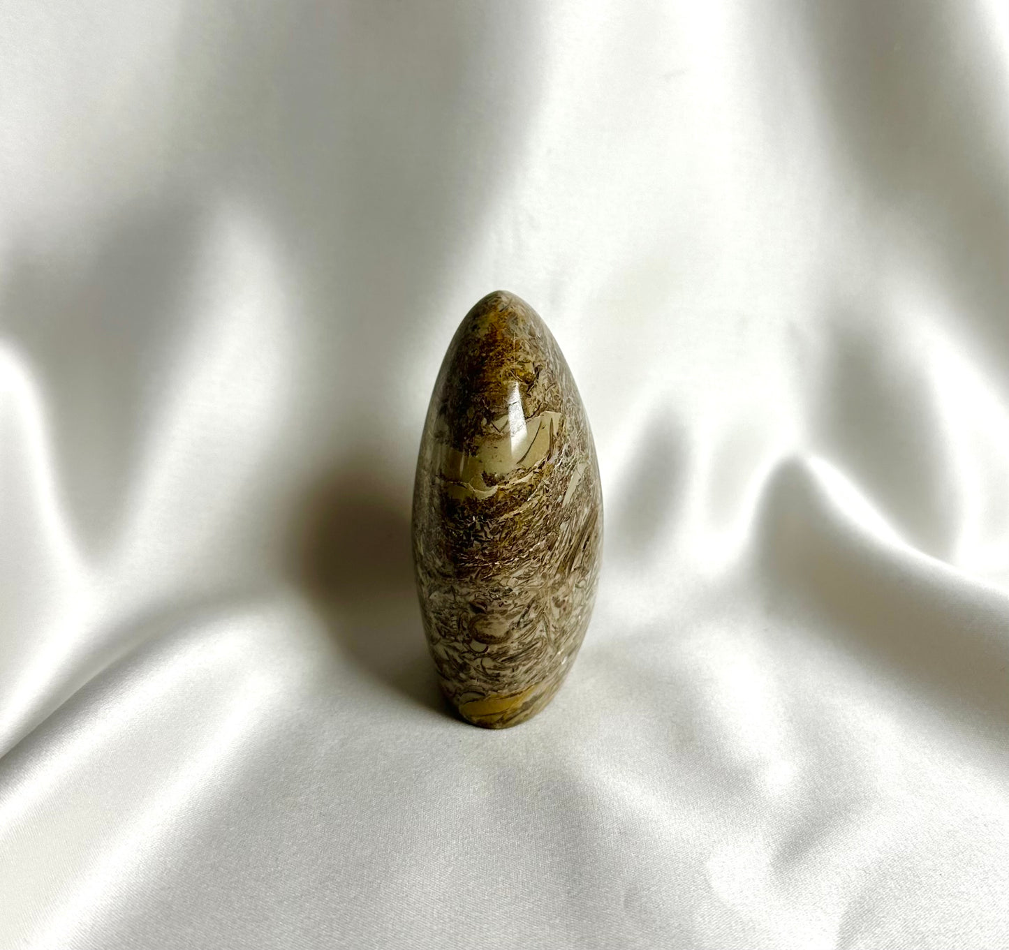 Schelp Jaspis Sculptuur Nr. 75