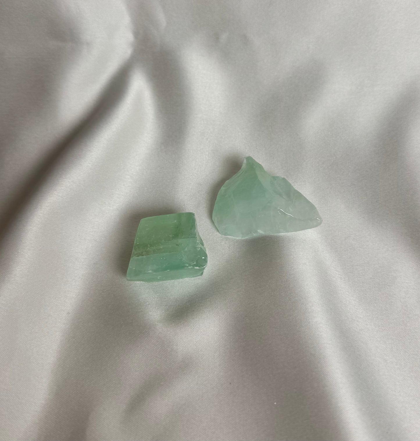 Groene Smaragd Ruw 2 stukken