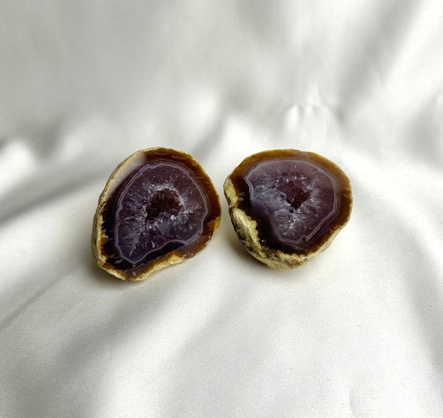 Agaat Geode Paar Nr. 163