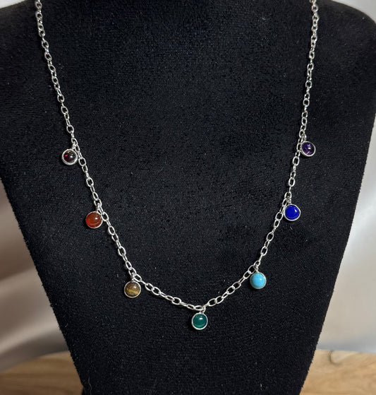 Chakra Ketting Klein 925 Zilver