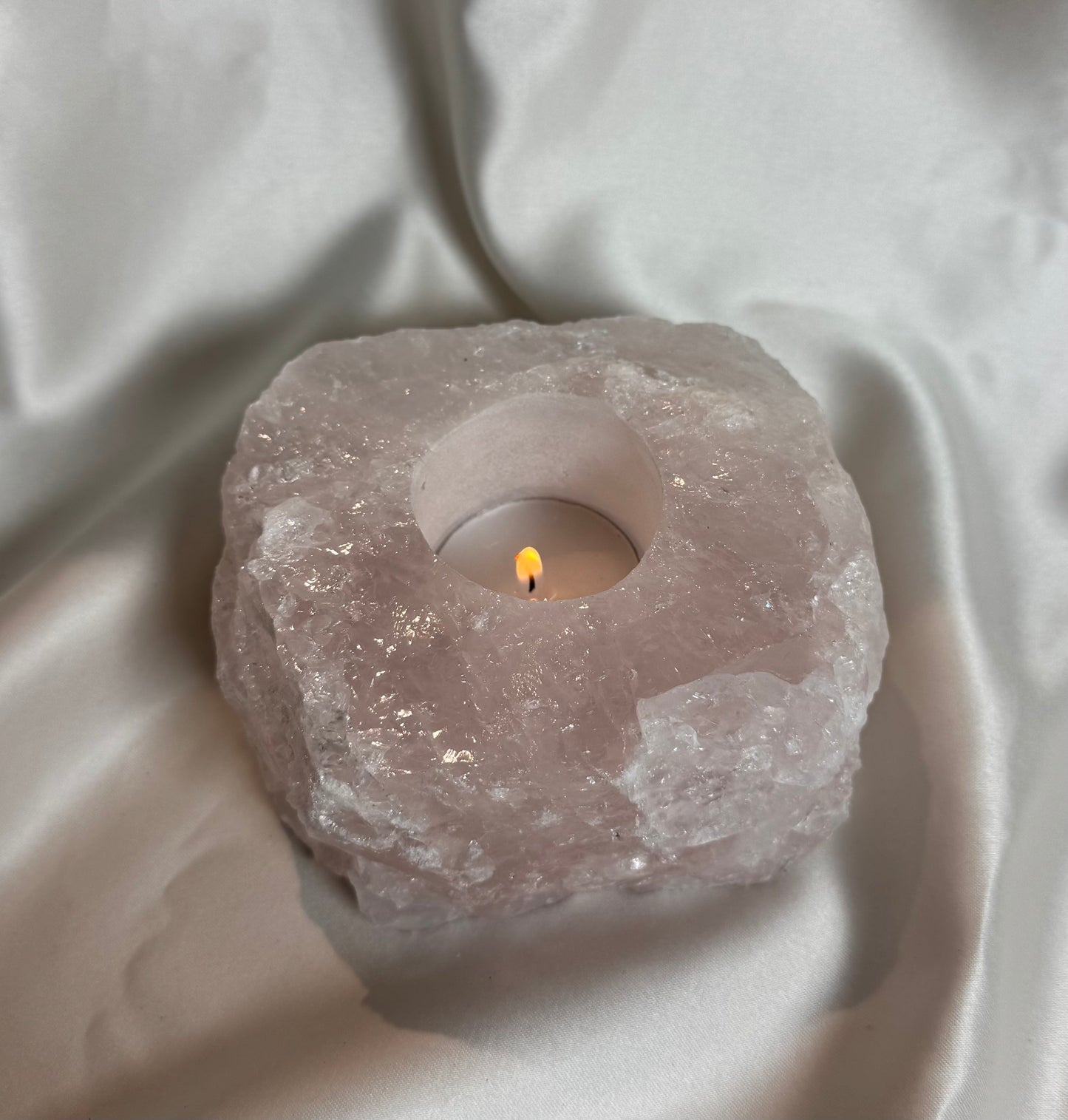 Rozenkwarts Theelichthouder