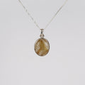 Rutielkwarts 925 Zilver Ketting K33