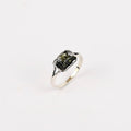 Groene Amber Ring 925 Zilver