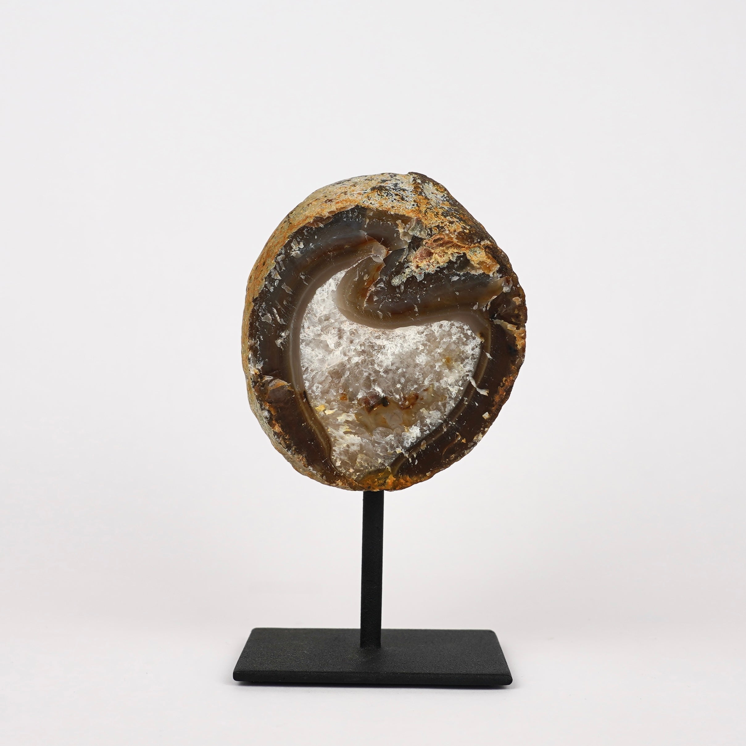 Agaat Geode M Op Standaard Nr. 21