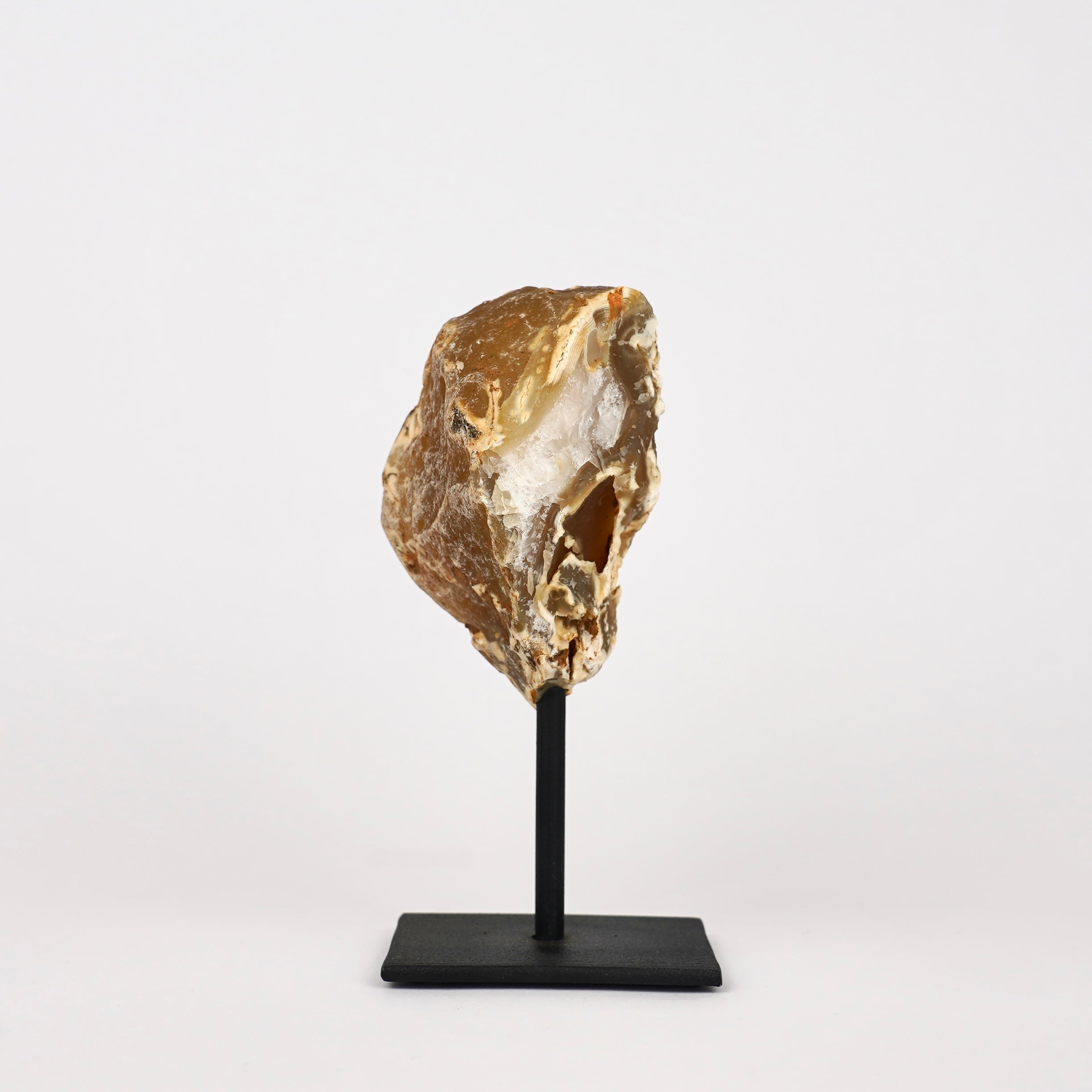 Agaat Geode S Op Standaard Nr. 434