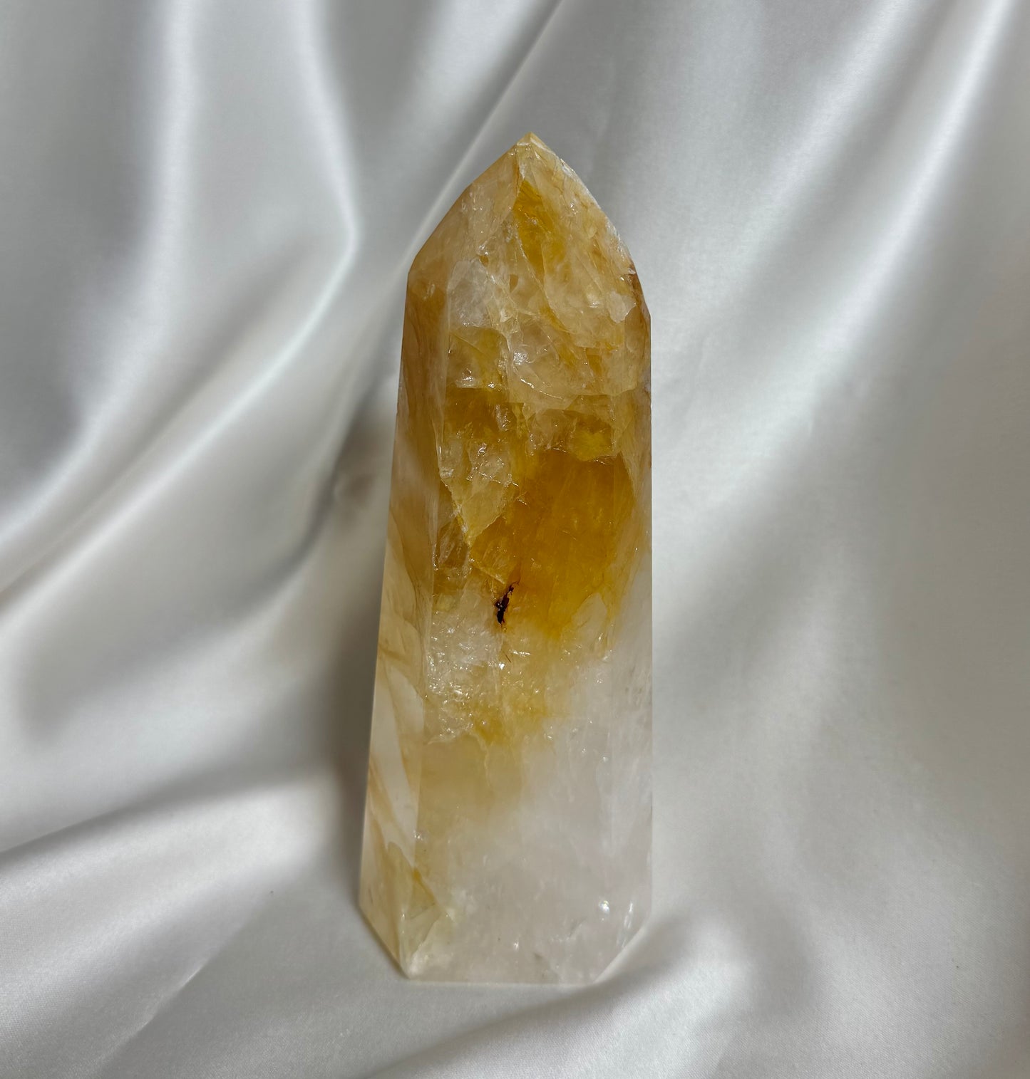 Limoniet Kwarts Punt (Golden Healer) Nr. 522