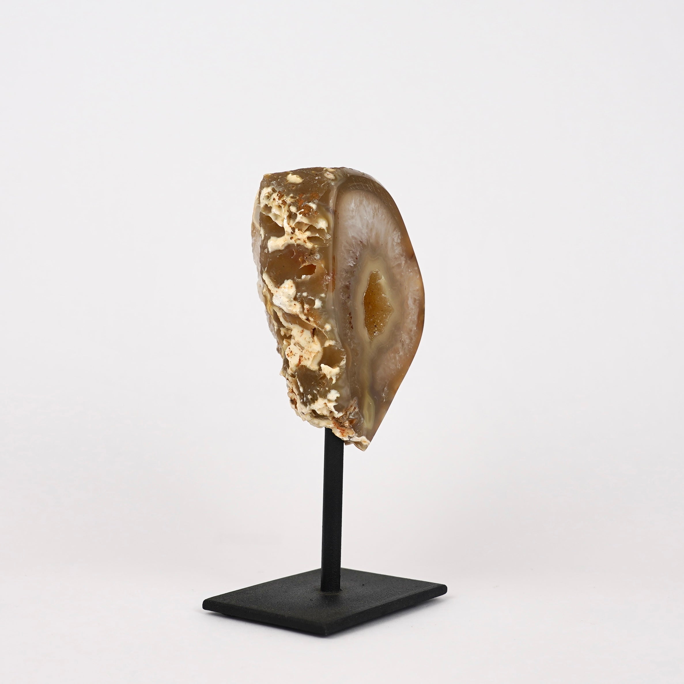 Agaat Geode S Op Standaard Nr. 434