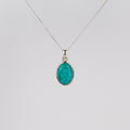 Turkoois 925 Zilver Ketting K41