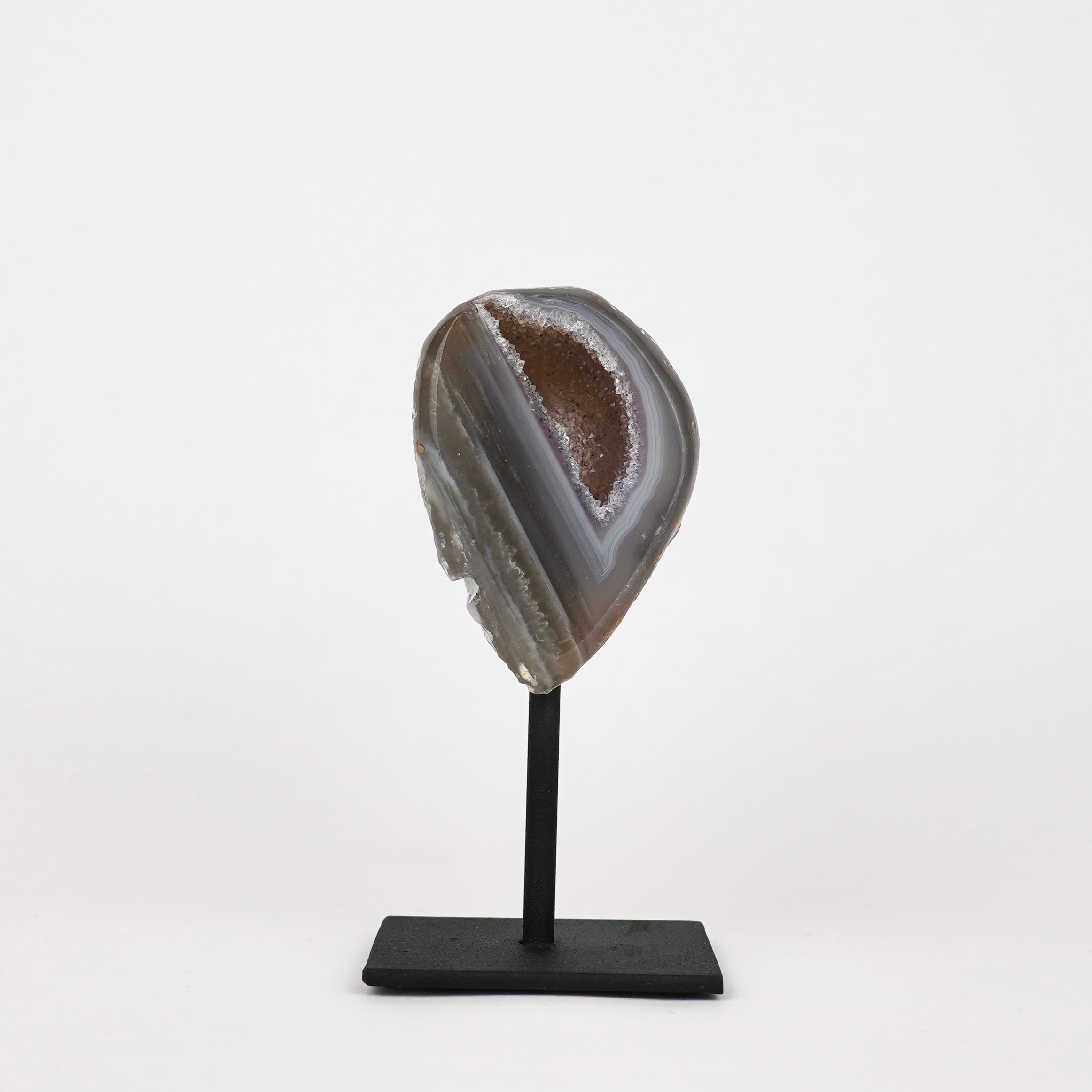 Agaat Geode S Op Standaard Nr. 238