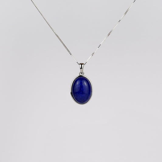 Lapis Lazuli 925 Zilver Ketting