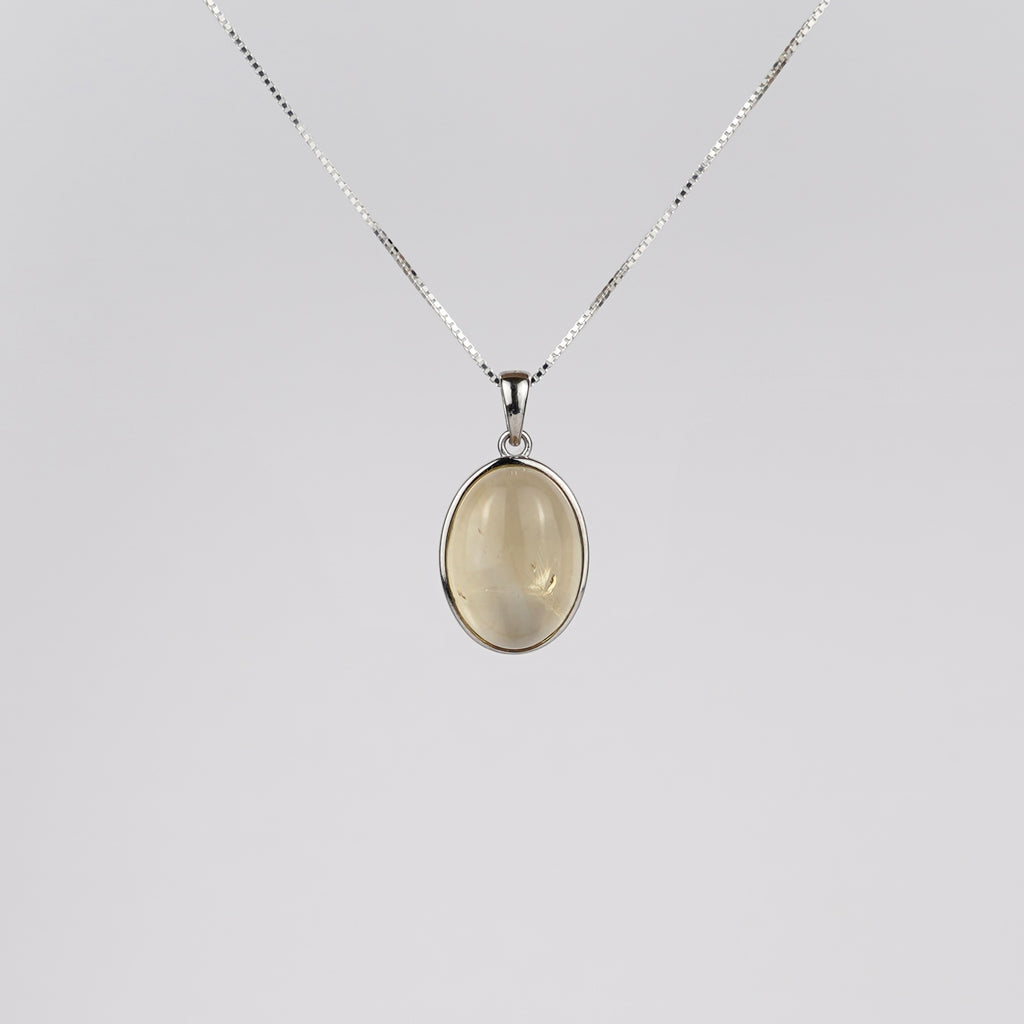 Citrien 925 Zilver Ketting K52
