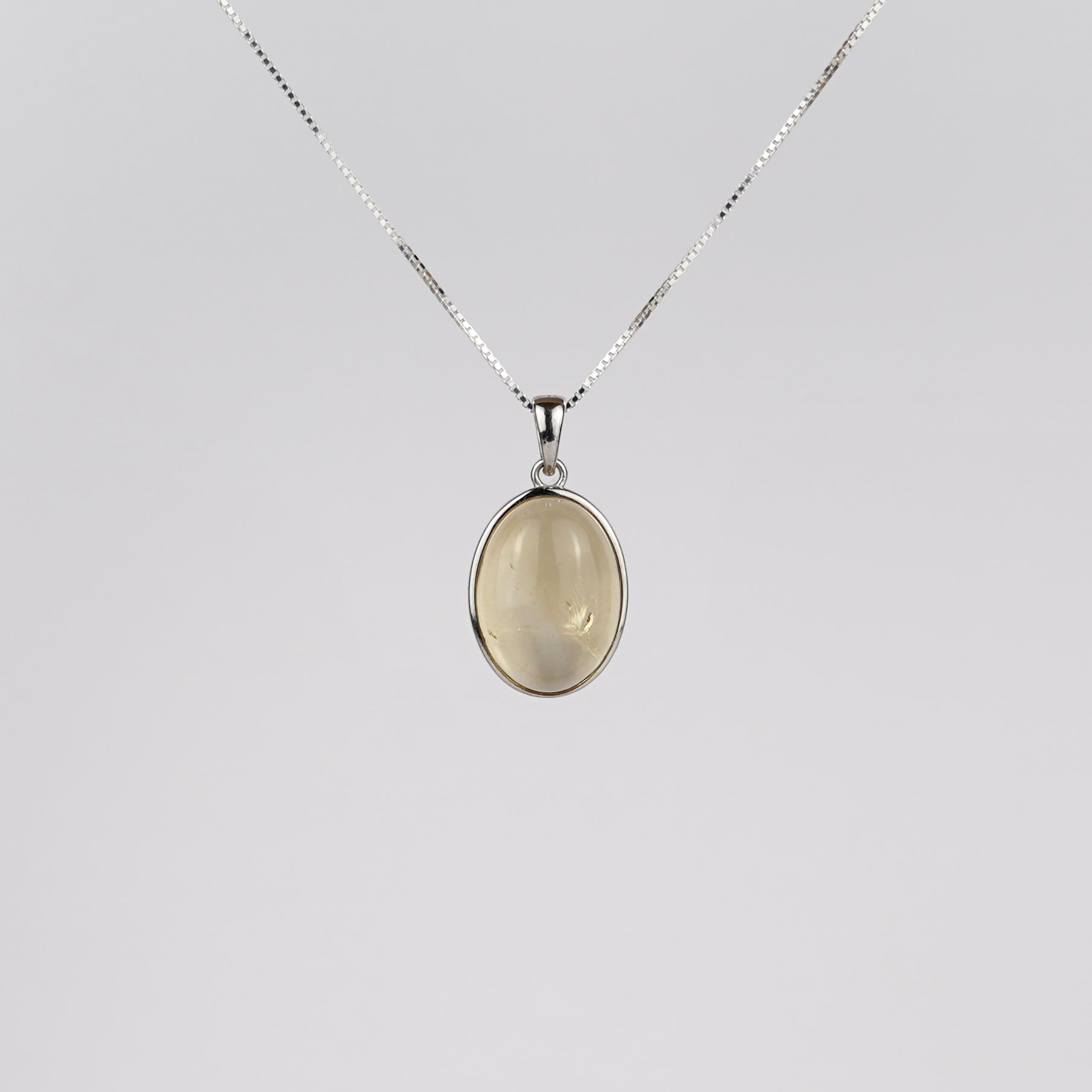 Citrien 925 Zilver Ketting