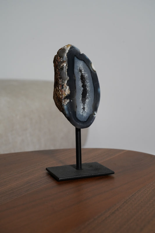 Agaat Geode S Op Standaard