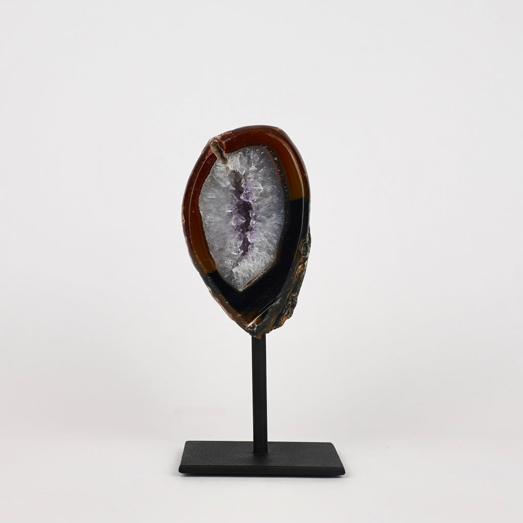 Agaat Geode S Op Standaard Nr. 250