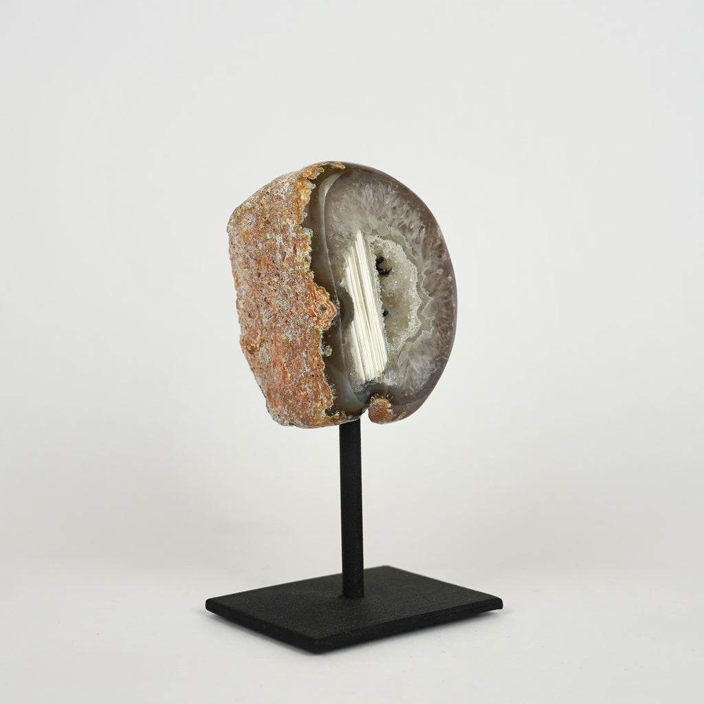 Agaat Geode S Op Standaard Nr. 438