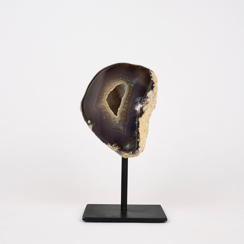 Agaat Geode M Op Standaard Nr. 165