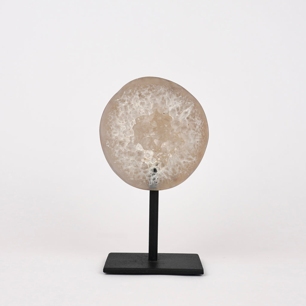 Agaat Geode S Op Standaard Nr. 255