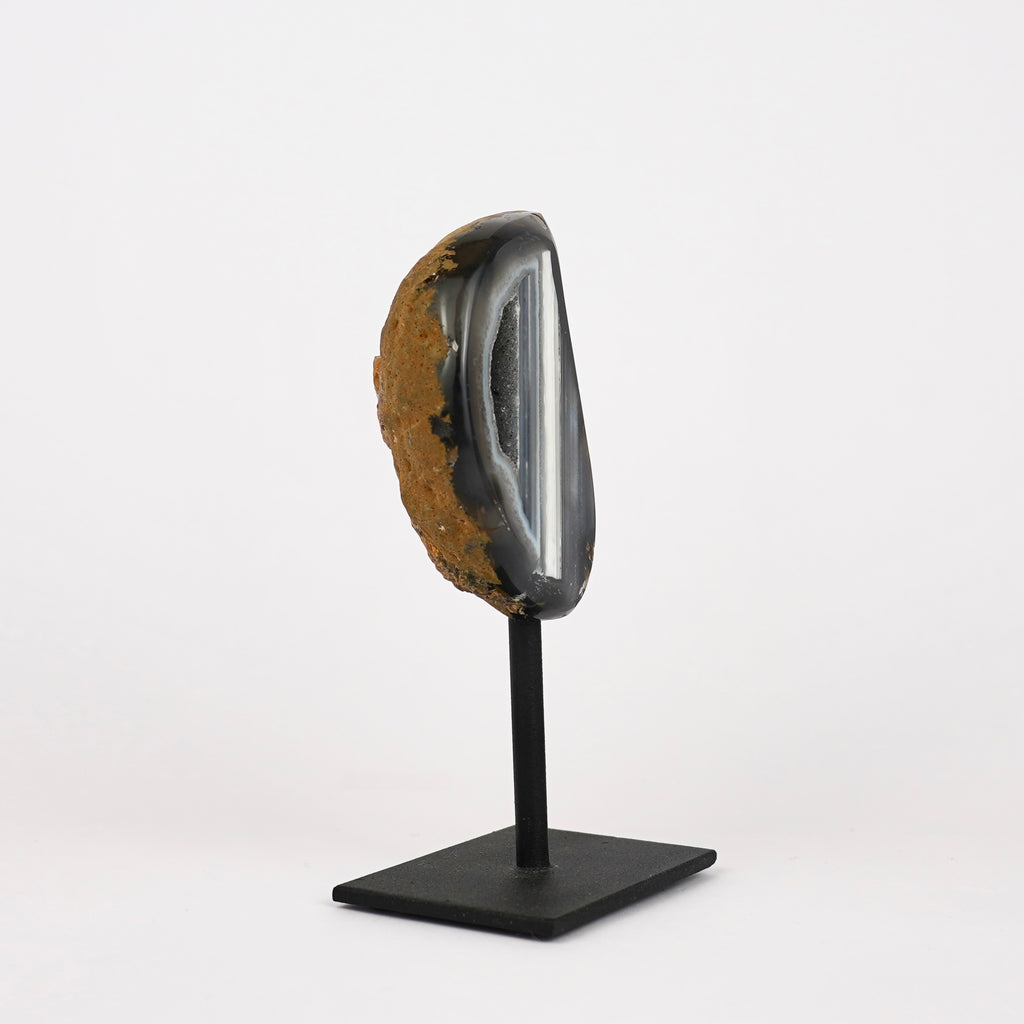 Agaat Geode S Op Standaard Nr. 107