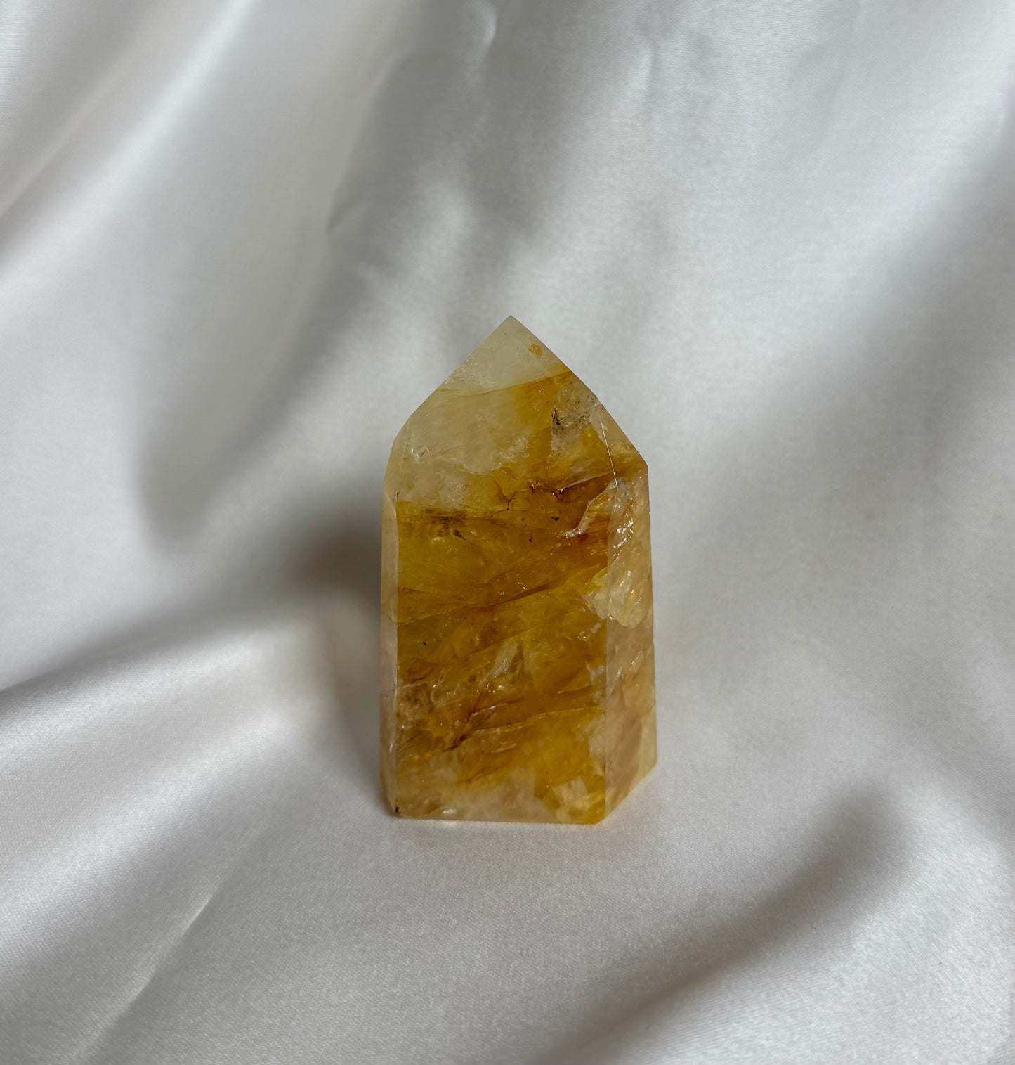 Limoniet Kwarts Punt (Golden Healer) Nr. 524