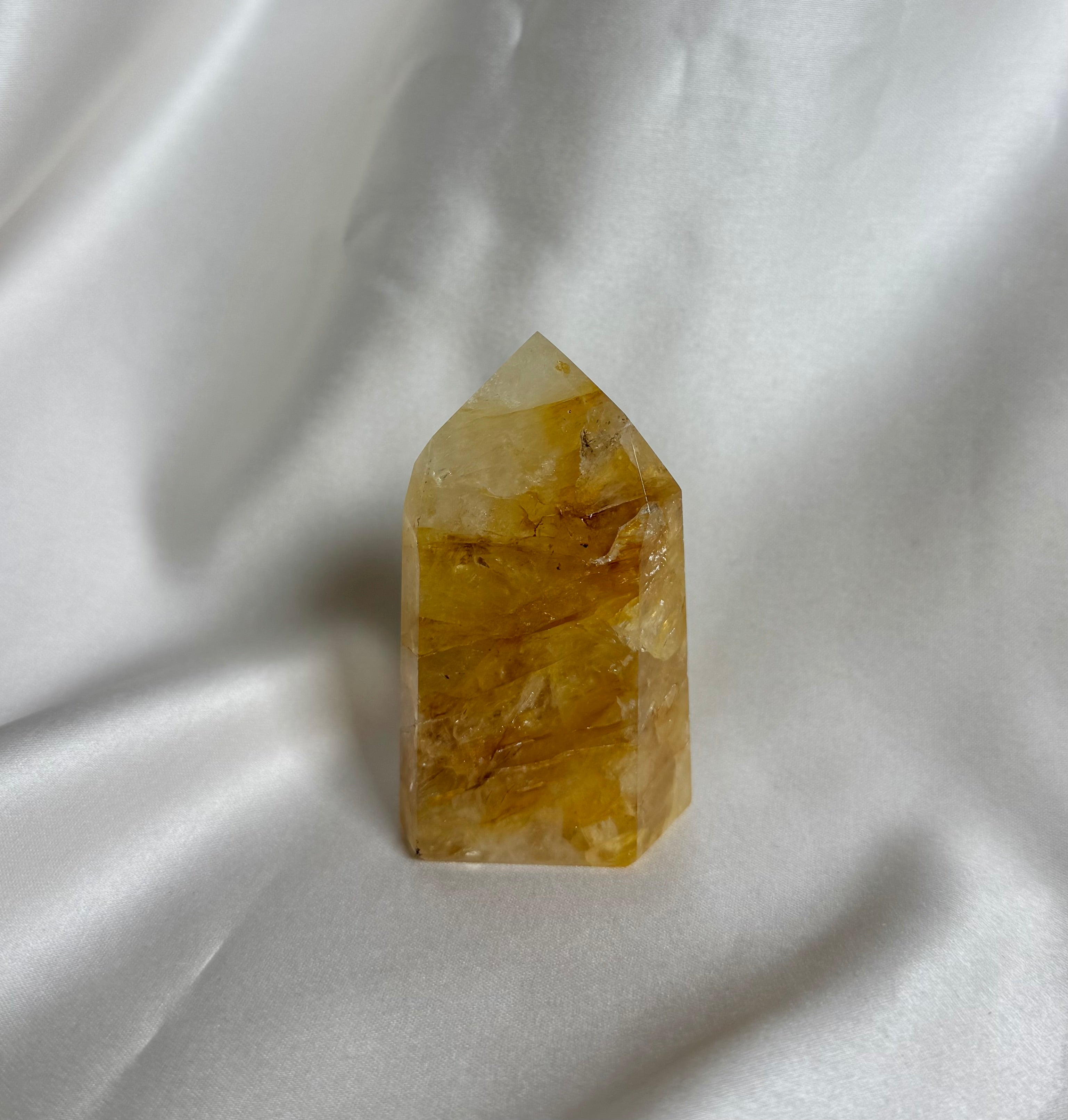 Limoniet Kwarts Punt (Golden Healer) Nr. 524