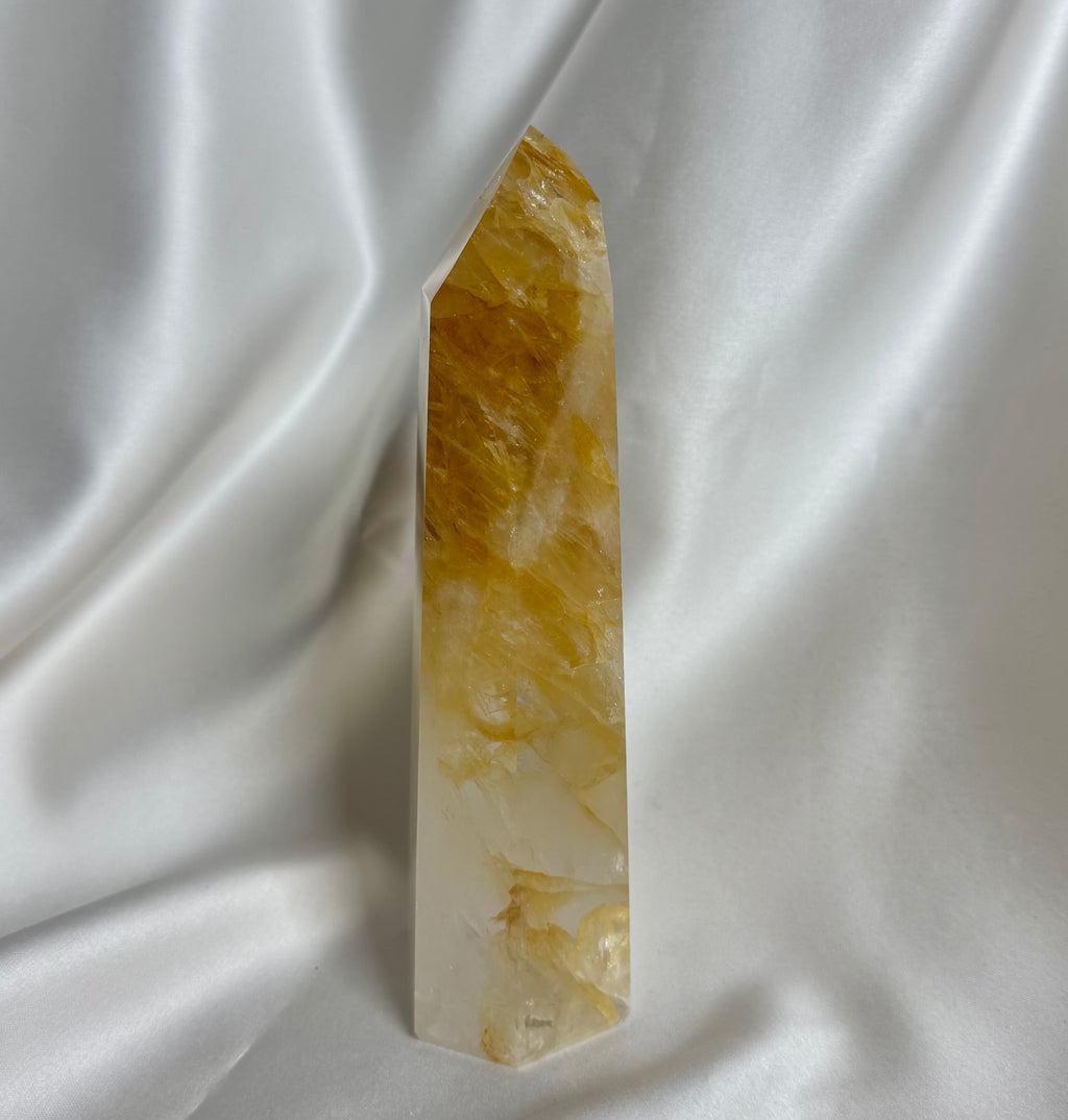 Limoniet Kwarts Punt (Golden Healer) Nr. 522