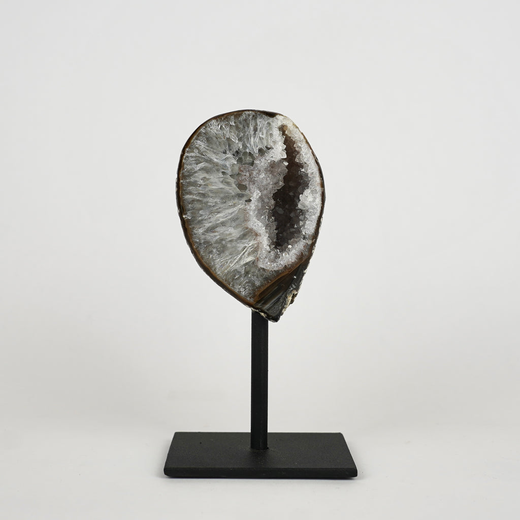 Agaat Geode S Op Standaard Nr. 256