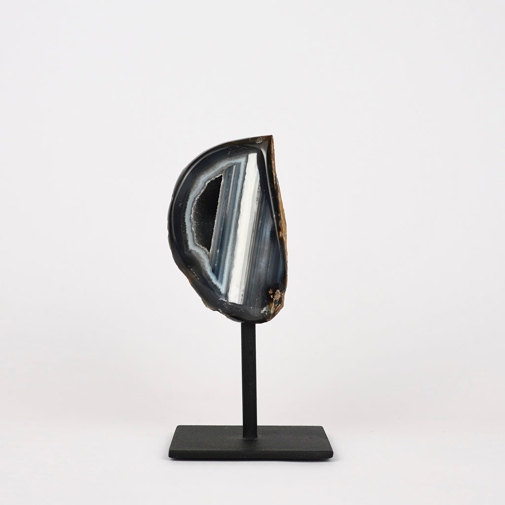 Agaat Geode S Op Standaard Nr. 107