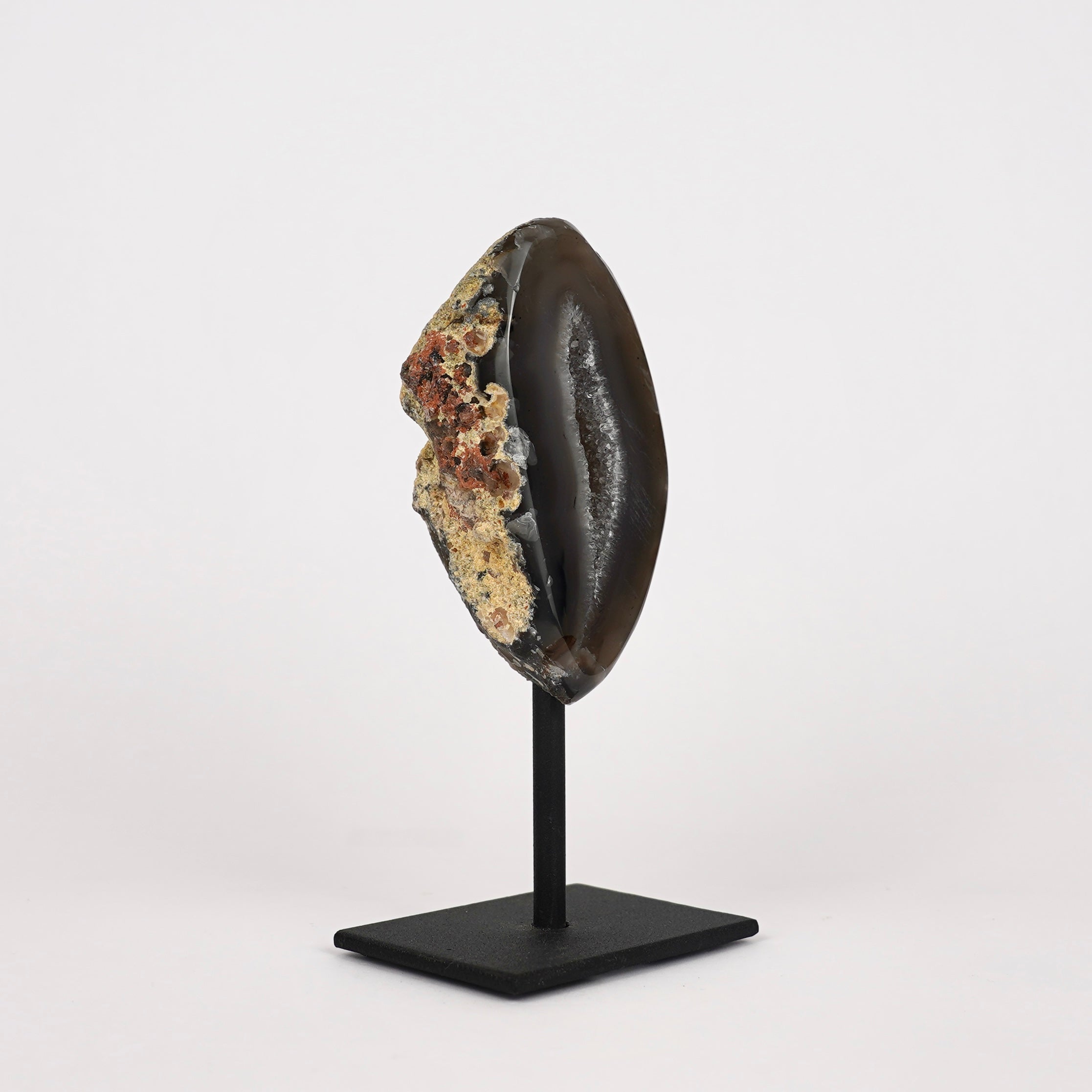 Agaat Geode S Op Standaard Nr. 110