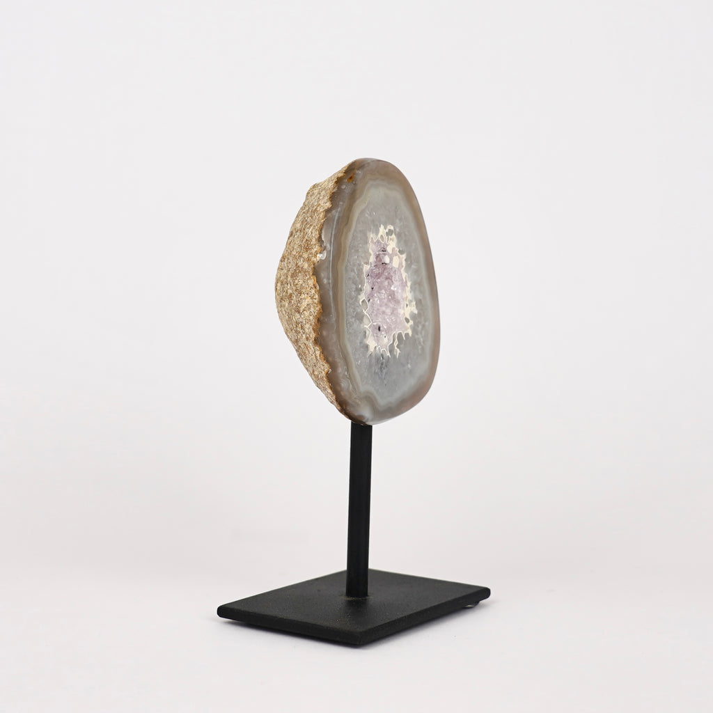 Agaat Geode S Op Standaard Nr. 245