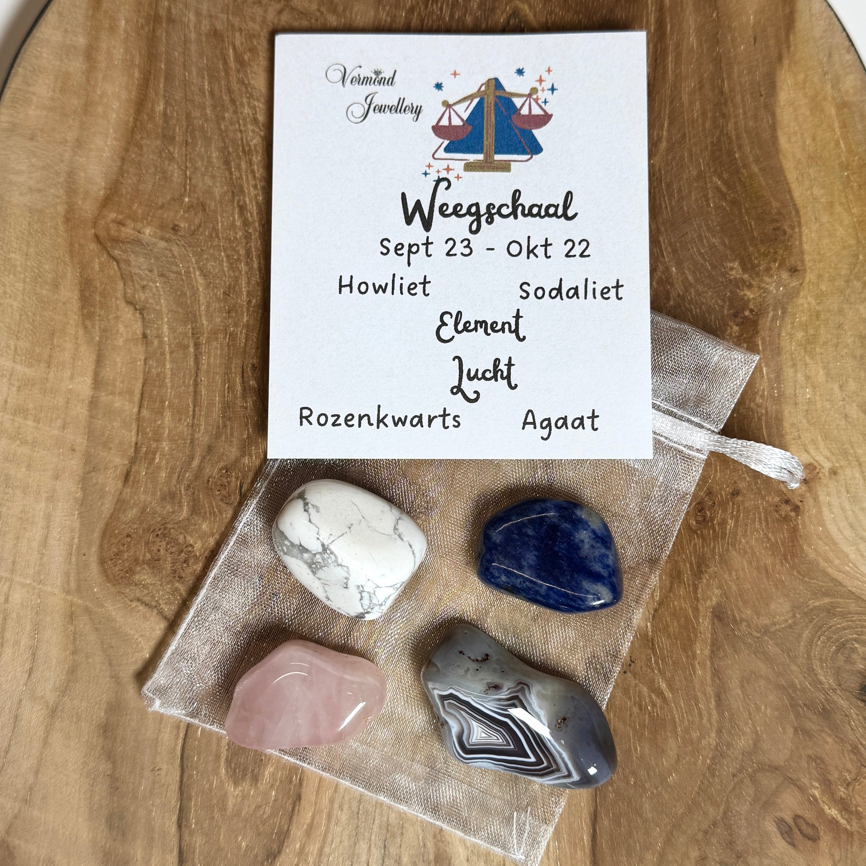 Weegschaal sterrenbeeld zakje