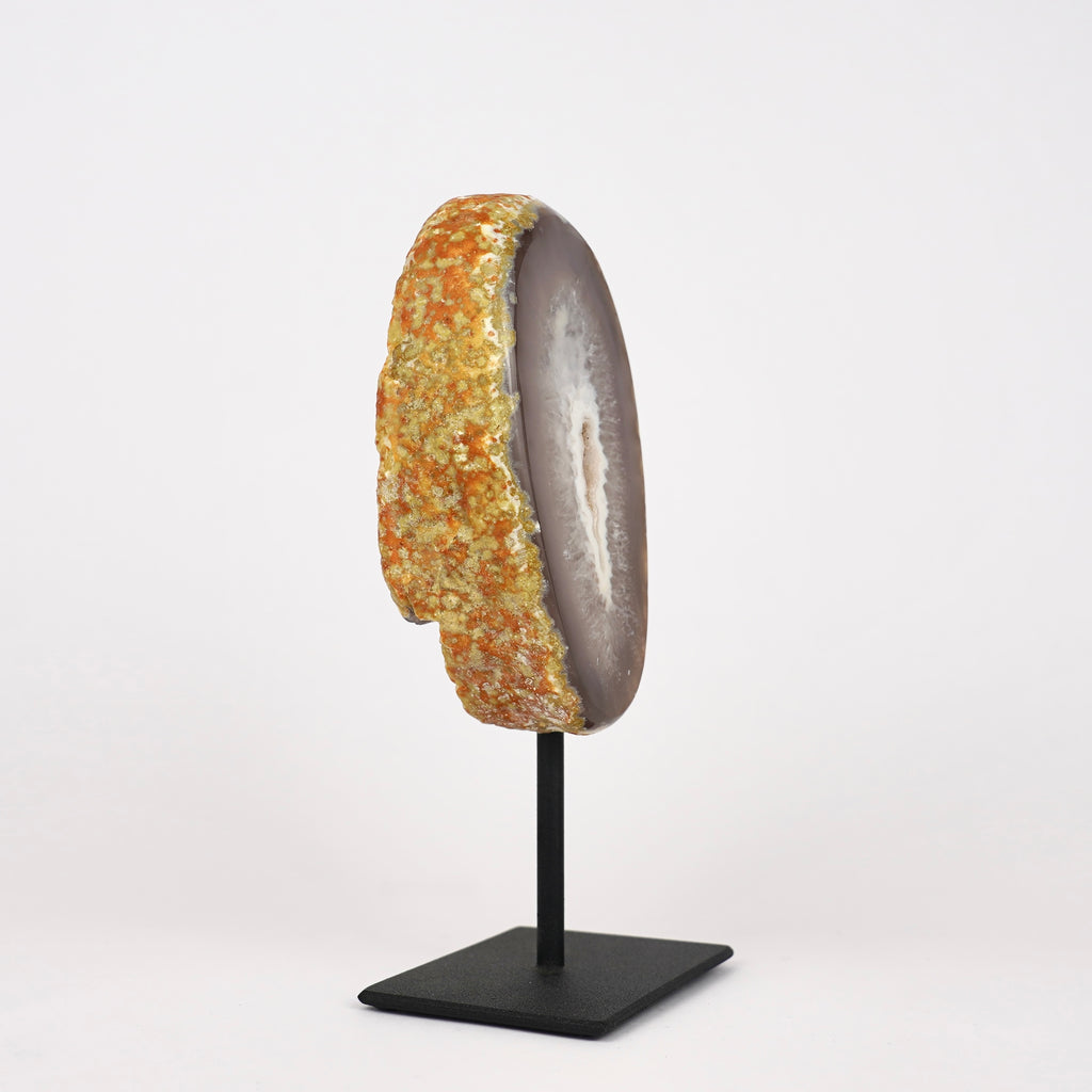 Agaat Geode M Op Standaard Nr. 17