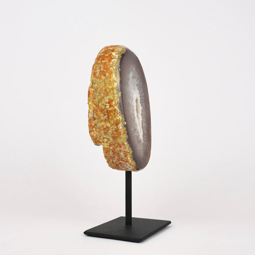 Agaat Geode M Op Standaard Nr. 17