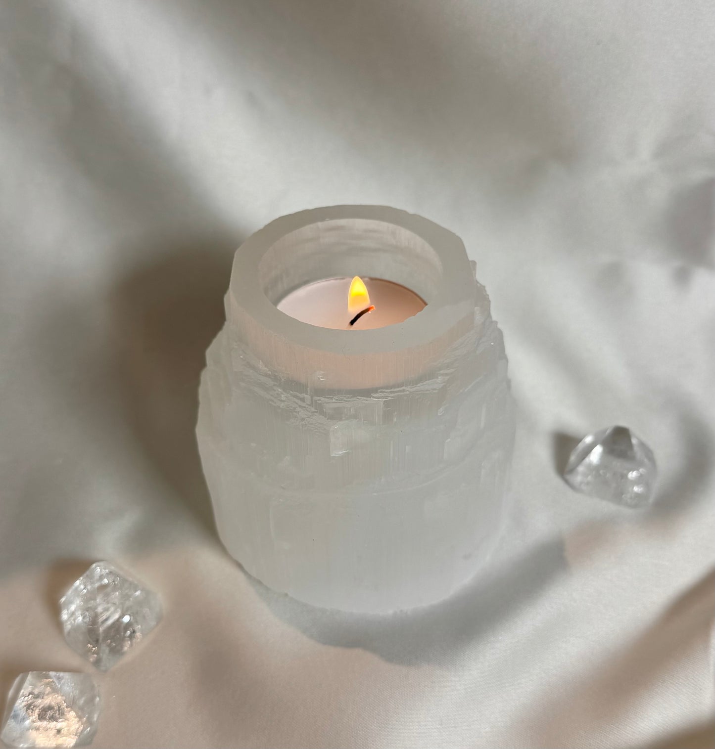 IJsberg Seleniet Theelichthouder