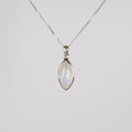 Regenboog Maansteen 925 Zilver Ketting K24