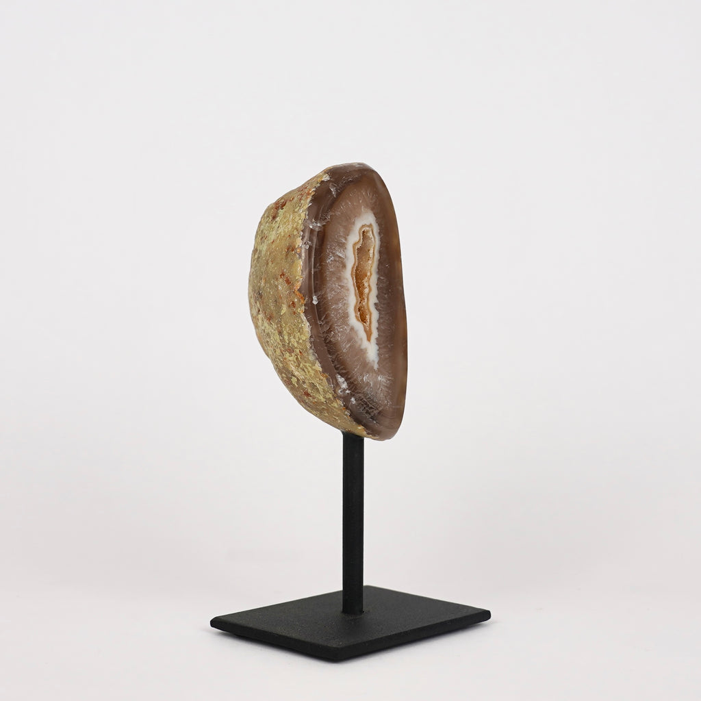 Agaat Geode S Op Standaard Nr. 431
