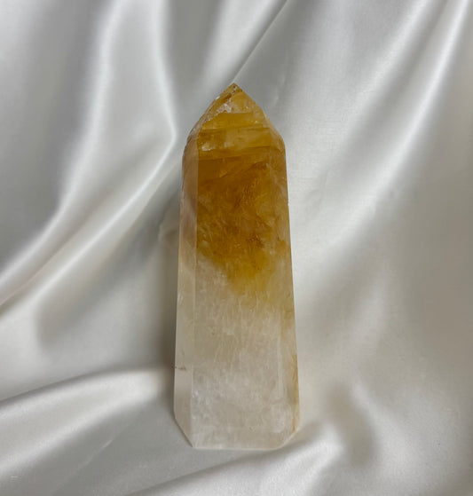 Limoniet Kwarts Punt (Golden Healer) Nr. 522