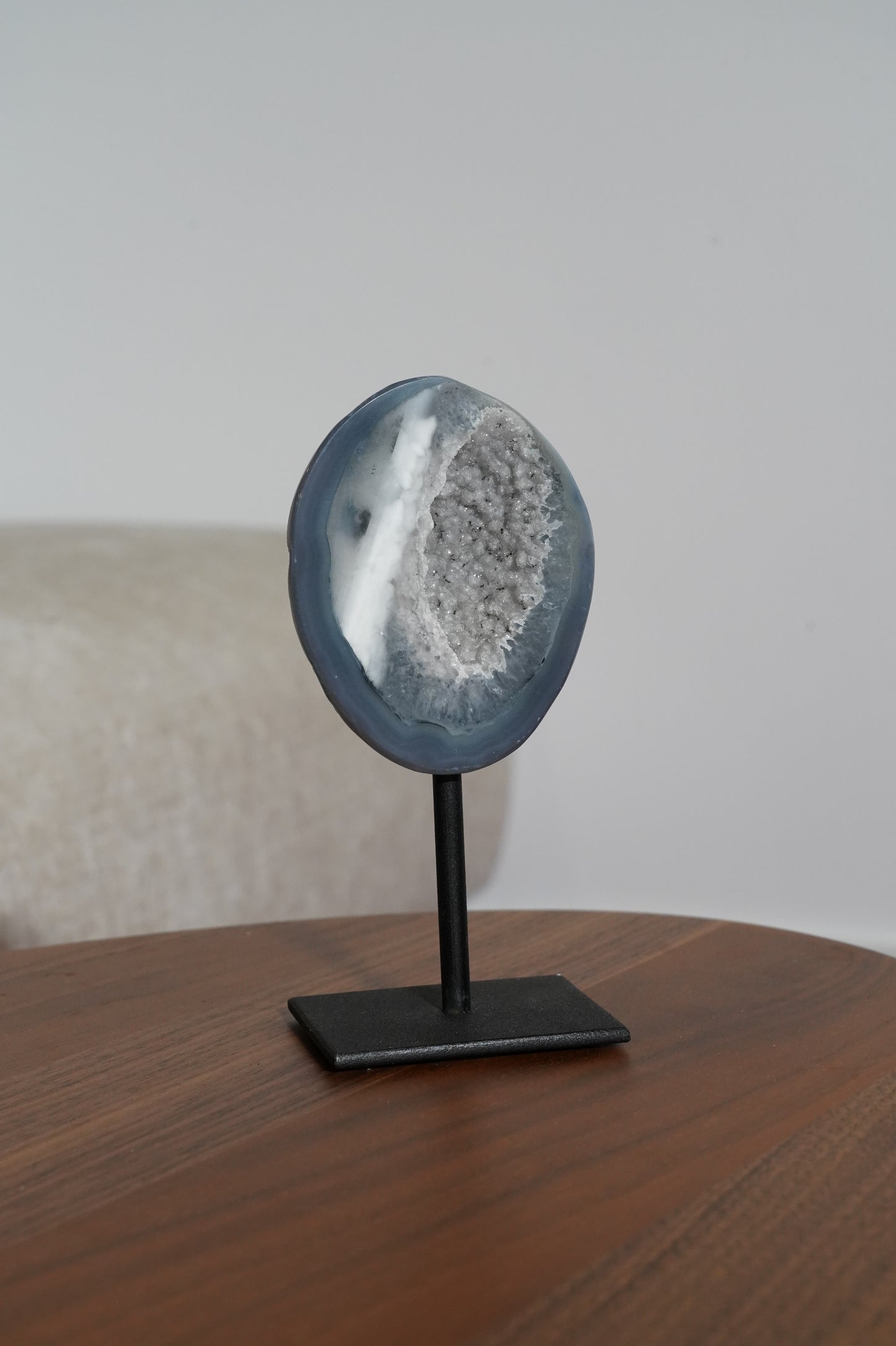 Agaat Geode S Op Standaard