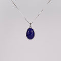 Lapis Lazuli 925 Zilver Ketting K50