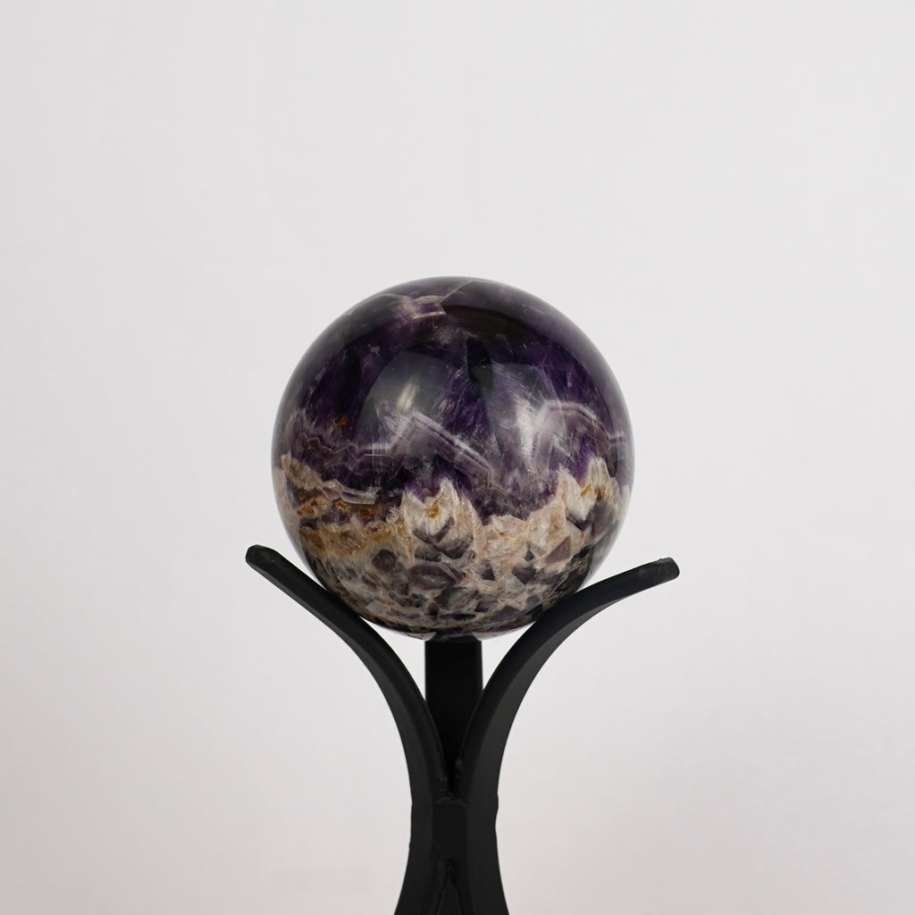 Chevron Amethist Bol + Standaard Nr. 381