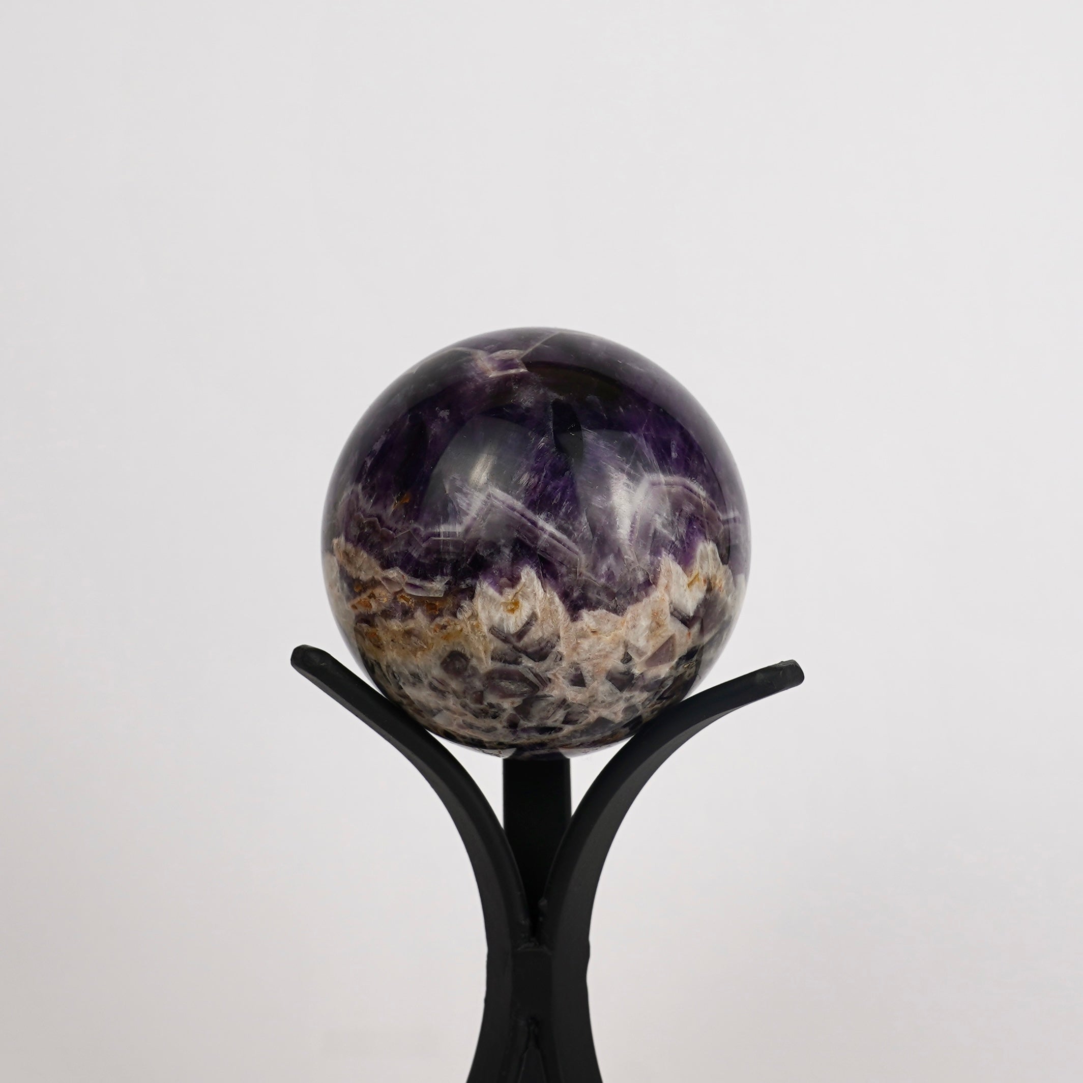 Chevron Amethist Bol + Standaard Nr. 381