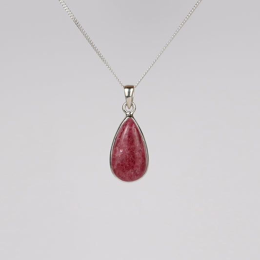 Rhodoniet 925 Zilver Ketting