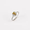 Gele Toermalijn Ring