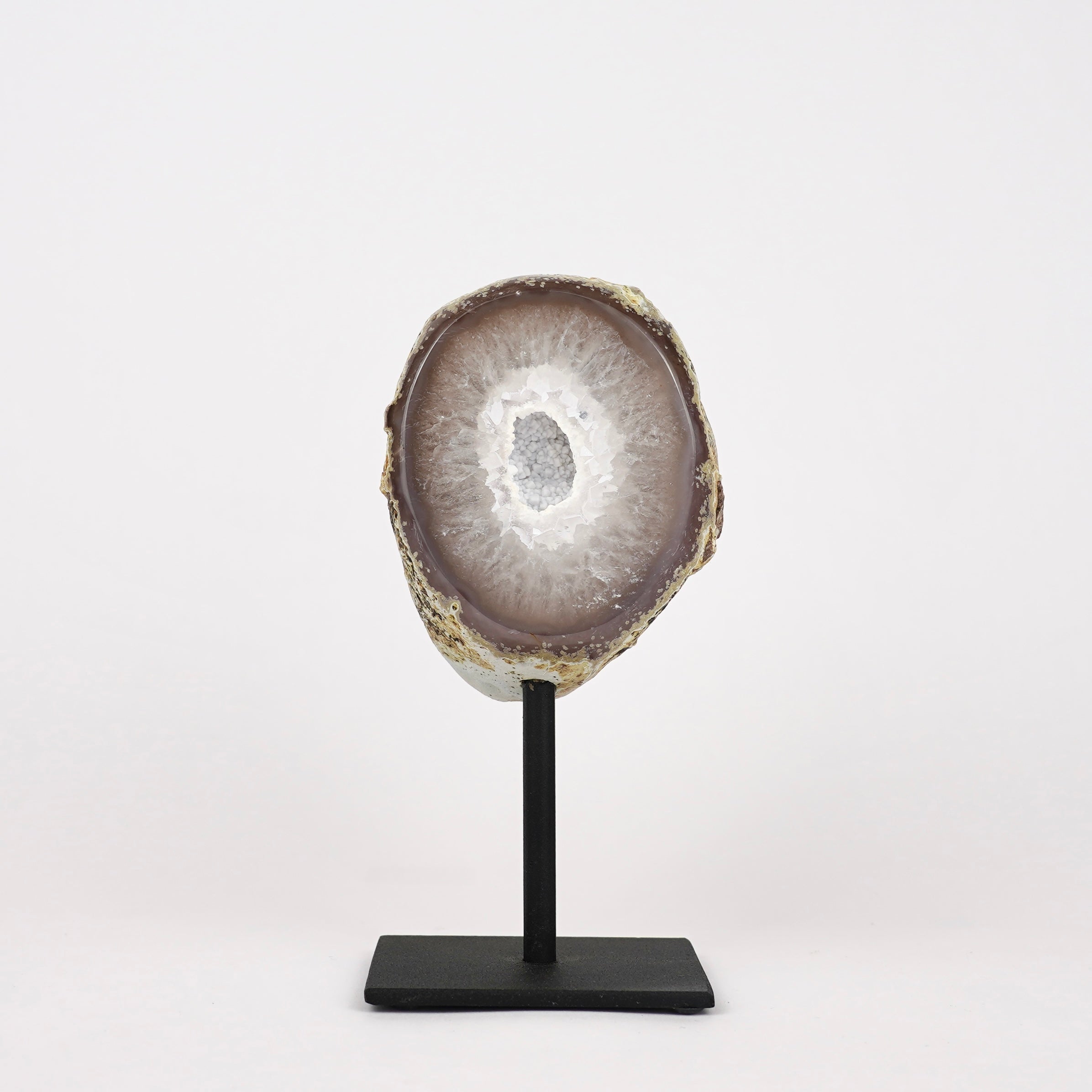 Agaat Geode S Op Standaard Nr. 246