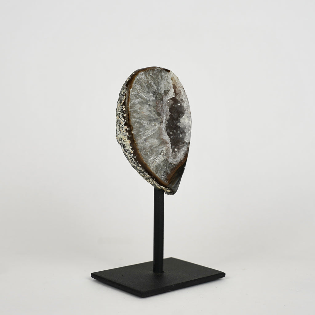 Agaat Geode S Op Standaard Nr. 256