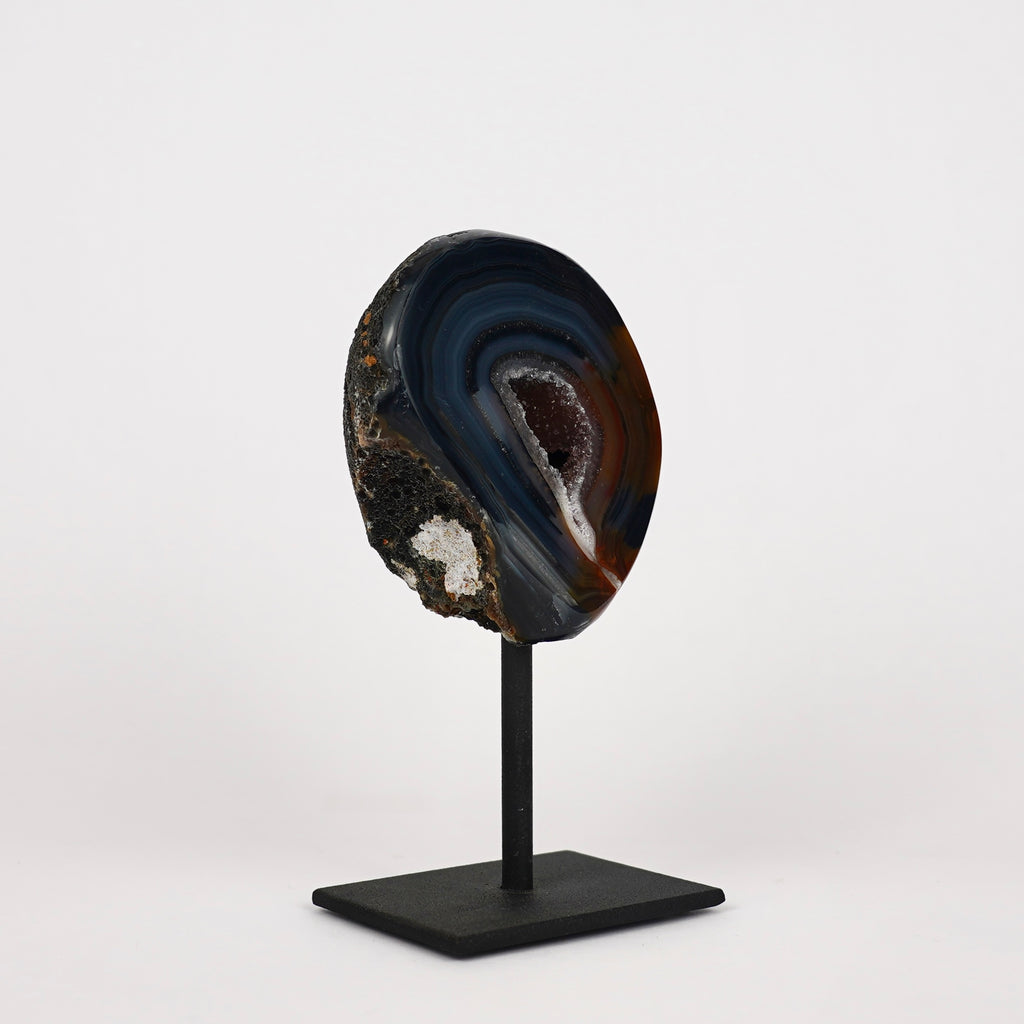 Agaat Geode S Op Standaard Nr. 247