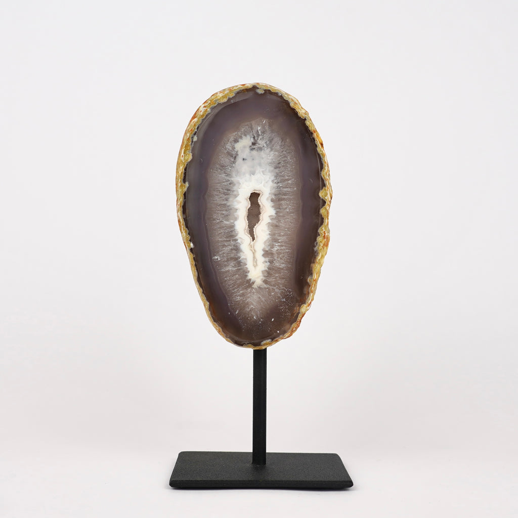Agaat Geode M Op Standaard Nr. 17